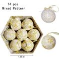 thumbnail image 3 of 14 bolas decorativas para árbol de Navidad, adornos para árbol de Navidad, bolas colgantes, muñecos de nieve, adornos para fiesta en casa, regalos de Año Nuevo, 3 of 5