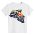 thumbnail image 4 of Gubotare Boys Shirts Plain Toddler Clothes Boys Shirts Short Sleeve Cartoons Printed Tees for Boys T Shirt Spring/Summer 3T 4T (White,3-4 Years), 4 of 4
