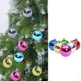 thumbnail image 2 of Cheapark 6-Pack Shatterproof Christmas Bauble Balls - Durable Ornaments, Colorful Hanging Decor for Xmas Tree & Holiday Party Accents, 2 of 6
