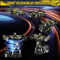 thumbnail image 2 of Wupuaait 2.4Ghz Transform Rc Cars 1:18 Scale Remote Control Car Transforming Robot, One-Button Deformation 360° Rotation Car Toy Gifts for Boys 3-12, Bat, 2 of 6