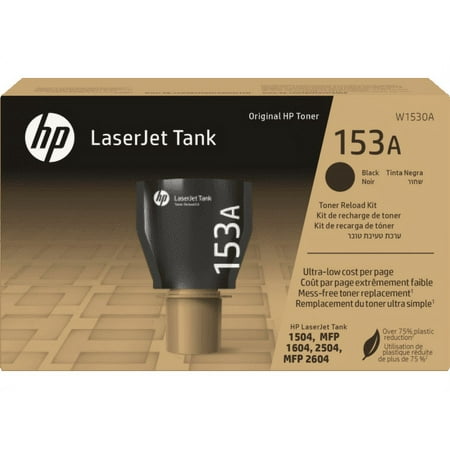 UPC: 0195697898242 | HP 153A (W1530A) Black Original LaserJet Tank Toner Reload Kit