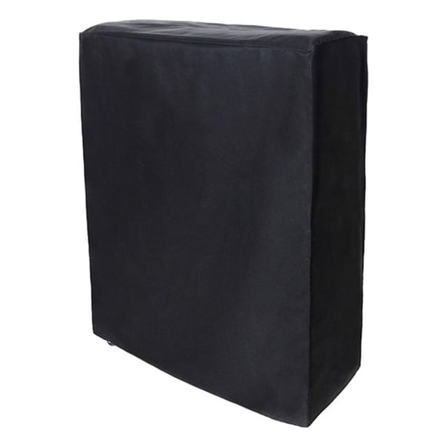 Inteprter Funda de cama negra a prueba de polvo para un ambiente más limpio para dormir, hecha con funda de cama plegable de tela Oxford Jardín y Patio negro tipo 3