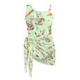 thumbnail image 6 of Whosucclay Bunny Rabbit Print Girls One Piece Swimsuits for Summer Beach, Quick Dry Removable Bra Girls' One Piece Swimsuit with Cover Up, 11-12 Years Old, 6 of 9