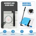 thumbnail image 5 of iMeshbean Paper Cutter, 18" A3 Stack Paper Trimmer,Heavy Duty Metal Base Paper Slicer with Safety Guard and Blade Lock,Guard Rail Paper Press Tool,12-Sheet Capacity for Standard Cutting, 5 of 8