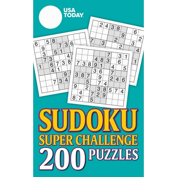 USA Today Puzzles: USA TODAY Sudoku Super Challenge : 200 Puzzles (Paperback)
