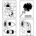 thumbnail image 5 of Kit de barrido de postes de pellets Cepillo de limpieza de chimenea ajustable Conductos de 100 mm 9 varillas de barrido (12 pies) Kit de limpieza de postes de pellets Herramienta de limpieza de chimeneas esquí esquí Gafas de esquí, 5 of 5