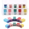 thumbnail image 1 of 10x Fuses Pack Kit 20A 30A 40A 50A 60A Car Auto Van Square Assortment Fuse, 1 of 7