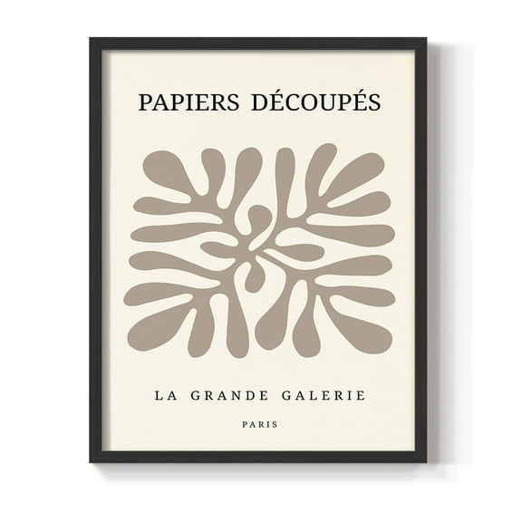 Matisse CCCLXXXIX in Black Solid Wood 8 x 10 Framed Print