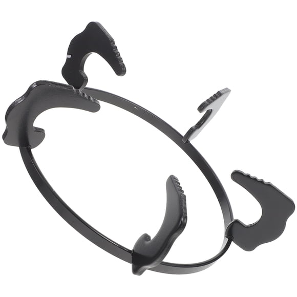 FELTECHELECTR Gas Stove Rack De Hierro Antideslizante Para Cocina Resistente Y Durable Color Negro
