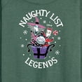 thumbnail image 3 of The Nightmare Before Christmas - Naughty List Legends - Women's Lightweight French Terry Long Sleeve Shirt, 3 of 5