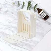 DEMACRIO Bread Slicing Tool Bagel Slicer White 1Pc for Family