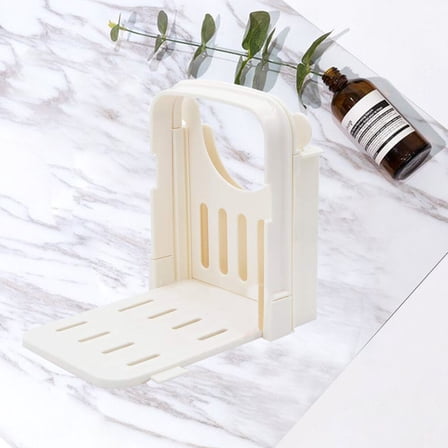 DEMACRIO Bread Slicing Tool Bagel Slicer White 1Pc for Family