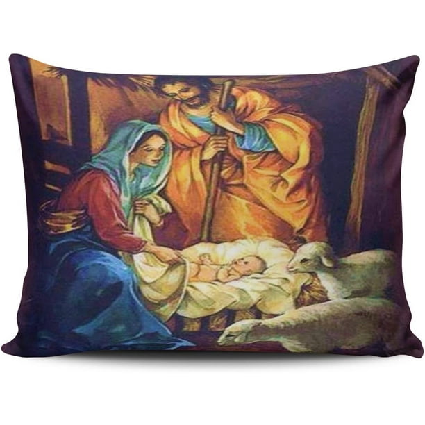 Nativity pillow shop