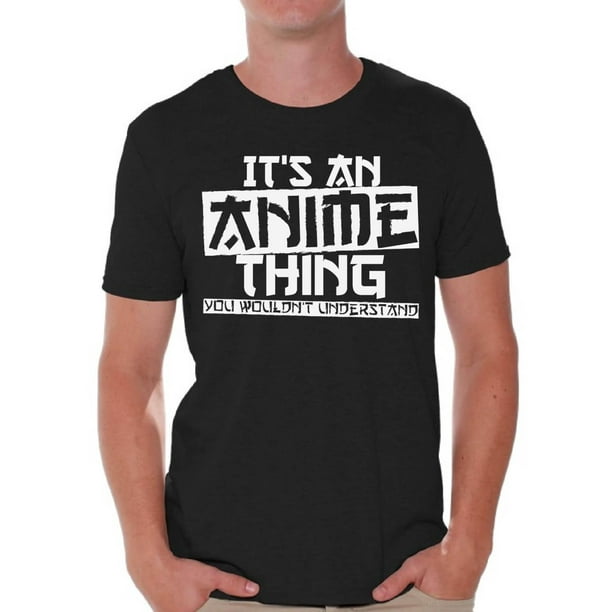 Men's Humor Shirts Men Humor Graphic Tees Anime Thing Shirt Men Novelty Sarcastic Funny T-shirts
