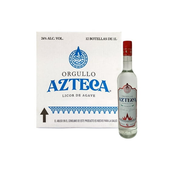 Caja Licor de Agave Orgullo Azteca Tamarindo 1000 Ml Orgullo Azteca Licor de Agave