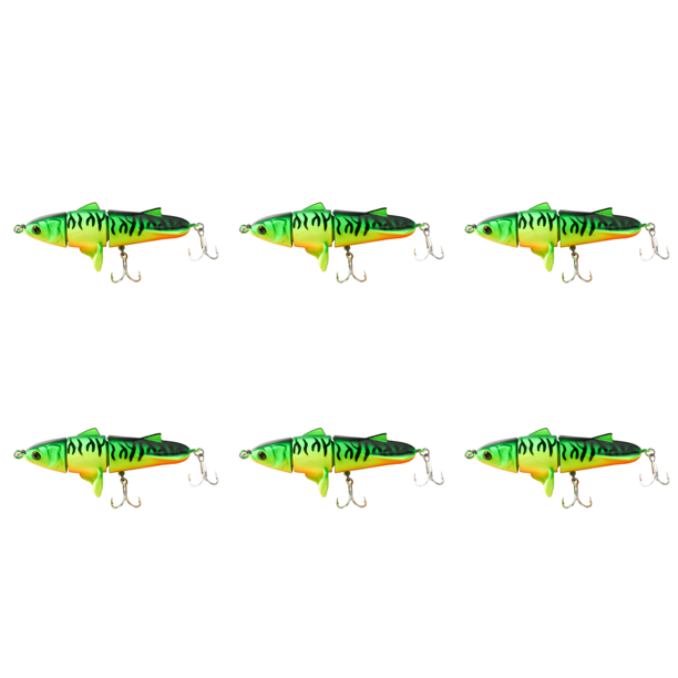 Señuelo Biónico Cgtredaw para Pesca Con Lápiz 6 uds 11cm 24g Cebo Duro Artificial
