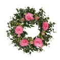 thumbnail image 1 of KLKCMS Spring Wreath for Front Door Decorative 21.65" for Wedding Living Room Shelf, 1 of 9