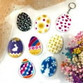 thumbnail image 3 of 8Pcs Easter Eggs Decorations Silicone Mold with Bunny Pattern for DIY Keychain Craft Ornaments Gift, 3 of 6