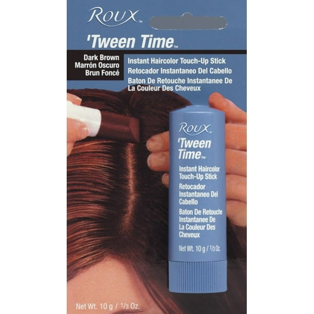 Roux Temporary Haircolor TouchUp Stick Dark Brown, 1 ea (Pack of 3