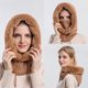 thumbnail image 2 of Sombrero y Bufanda para mujer Sunnimix Negro, 2 of 5