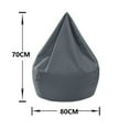 thumbnail image 7 of Bean Bag Cover (No Filler) Extra Soft Beanbag Seat Chair Covers-Cotton Linen Memory Foam Beanbag Replacement Cover for Adults Kids Without Filling, 7 of 7