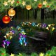 thumbnail image 5 of Solar Lights Outdoor Garden, 5 Pack Flowers Solar Garden Lights Outdoor Waterproof Multicolor Changing Led Solar Flower with Bigger Lily for Patio Yard Pathway Balcony Decoration-Blue, 5 of 9