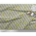 thumbnail image 2 of Soimoi Purple Poly Georgette Fabric Cactus & Stripe Fabric Prints By Yard 42 Inch Wide, 2 of 5