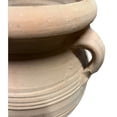thumbnail image 3 of BIDK Home Vintage-Style Ribbed Terracotta Tapered Vase with Handles - 39.25" - Brown, 3 of 3