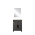 thumbnail image 2 of Laurel 24 in W x 18 in D Black Oak Single Bath Vanity Acrylic Countertop and 18 in Mirror, 2 of 3