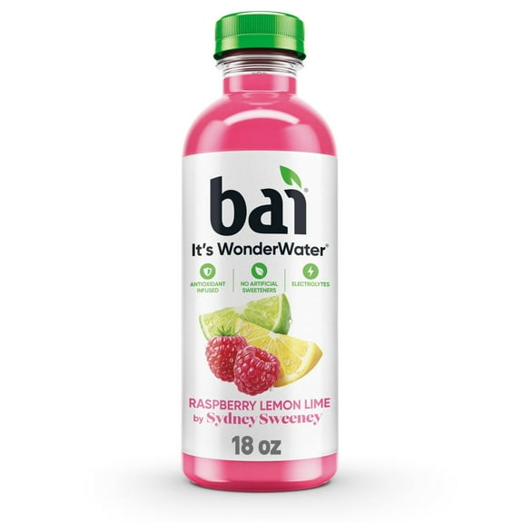2X - Bai Raspberry Lemon Lime Antioxidant Water - 18 fl oz Bottle