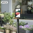 thumbnail image 4 of Set of 4 Double-Sided Sign Holders - Durable Iron Display Stands for A4 Posters, Ideal for Events and Retail Spaces, 4 of 8