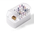 thumbnail image 3 of Support de Perceuse à Ongles Durable avec Boîte Organisatrice de Morceaux Couvercle Transparent Étanche Manucure Maison DIY, 3 of 8
