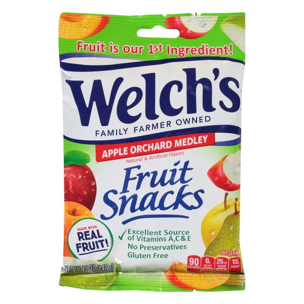 Welch's Fruit Snacks, Apple Orchard Medley, 5 oz.