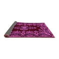 thumbnail image 2 of Ahgly Company Indoor Round Medallion Pink Traditional Area Rugs, 5' Round, 2 of 4