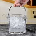 thumbnail image 1 of Contenedor de cubitos de hielo Baoblaze Cubeta de hielo duradera transparente Con abrazadera, 1 of 7