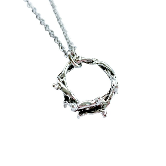 Crown of Thorns Necklace, Religious Jewelry, Men's Necklace