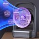 thumbnail image 5 of USB Desk Fan with LED Light Rechargeable Portable Fan for Outdoor Home Use Quiet Small Table Fan for Bedroom Dorm Office Personal Cooling Fan with Adjustable Speed Compact Fan for Travel Desk Use, 5 of 9