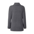 thumbnail image 4 of Elegant High Neck Solid Knit Pullover For Cozy Everyday Sweater Without, 4 of 9