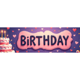 thumbnail image 4 of Glittery Happy Birthday Letter Banner Background Party Decorations for Birthday Party Photography Props Backdrop Decor for Celebrations, 4 of 7