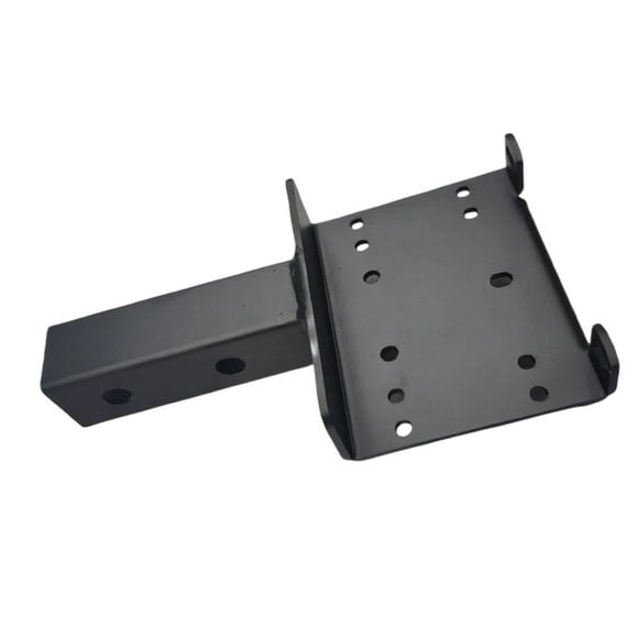 LOVIVER Generic Trailer Hitch Winch Mount Plate 2" Receiver Black for Truck ATV