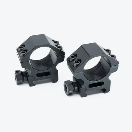 Riton Optics 1in Riflescope Rings, 9mm, Set of 2, Black, Low