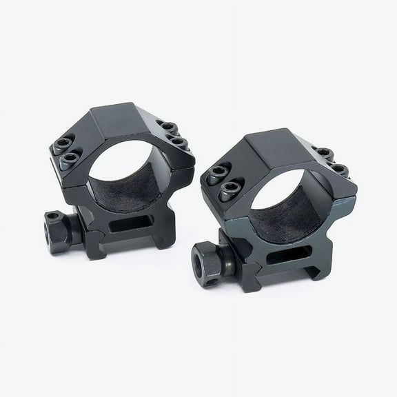 Riton Optics 1in Riflescope Rings, 9mm, Set of 2, Black, Low