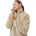 thumbnail image 4 of Pioneer Camp Women's Fleece Jacket Lightweight Full Zip Up Warm Soft, 4 of 6