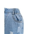 thumbnail image 3 of KIDSCOOL SPACE Retro Toddler Little Kid Rippd Holes Elastic Waist Fashion Jeans, 3 of 5
