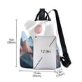 thumbnail image 3 of FORMRS Women's Travel Backpack Purse Anti-Theft Hidden Pockets Casual Shoulder Bag, Art Mountain and Sun Pattern, 3 of 7