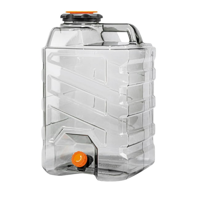 Cubo de agua portátil, sin fugas, de grado alimenticio, de policarbonato, contenedor portátil, barril de agua pura. 24 litros