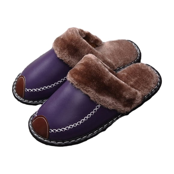 Minnieouse Zapatillas de casa Suministros de invierno Zapato cálido Base gruesa Zapatos de fondo Estilo coreano Hombre Mujer Suavidad Type3 NO3