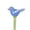 C, variant on Hand Blown Mini Glass Figurines Collectible Tiny Bee Bird Dragonfly Butterfly Sculpture with Stem for Home Office Birthday Anniversary Gift