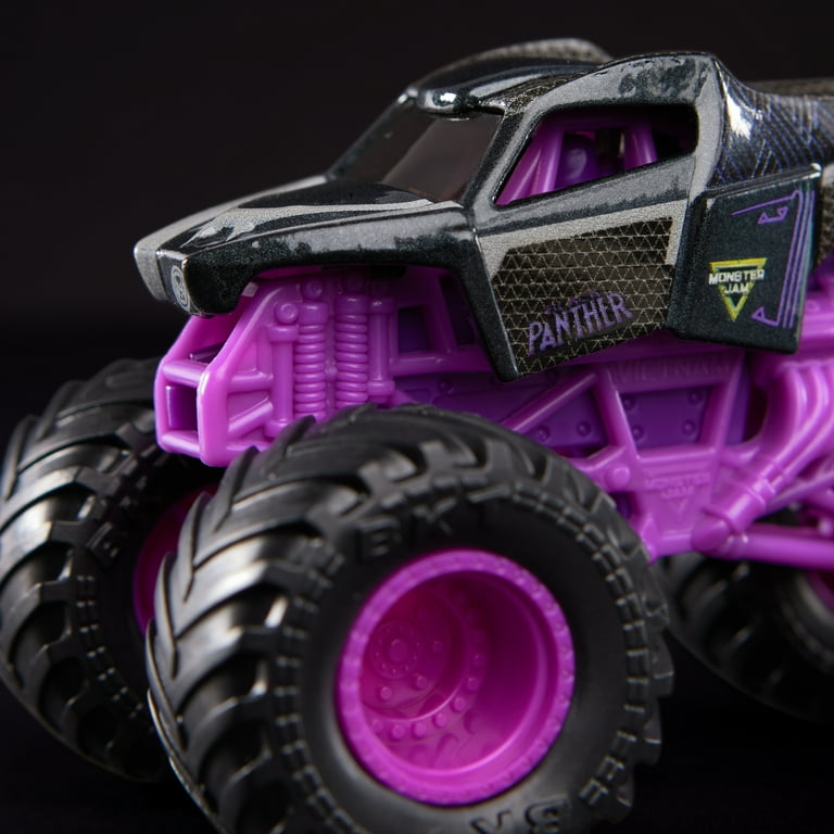 Monster Jam, Marvel Official Black Panther Monster Truck, Die-Cast