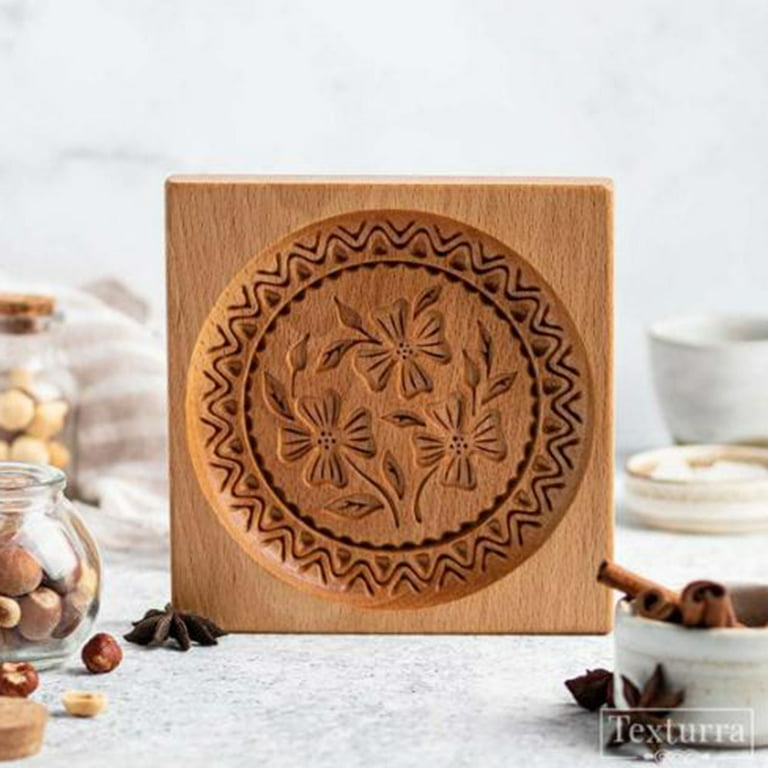 Bread Wooden Mould and Cookie Circle Handmade in Jordan Kitchen